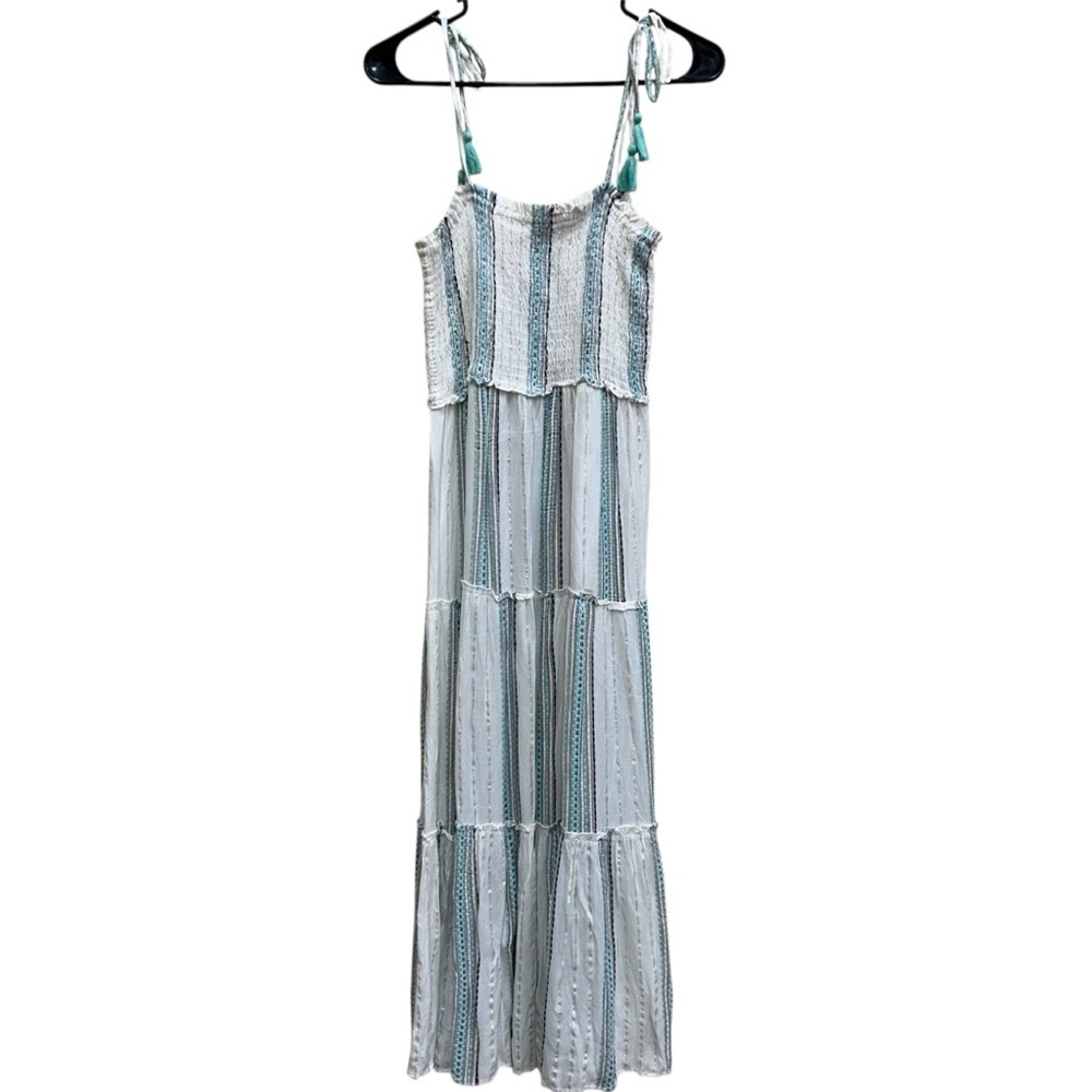 Blue Island Women’s Striped Maxi Dress    Size Large